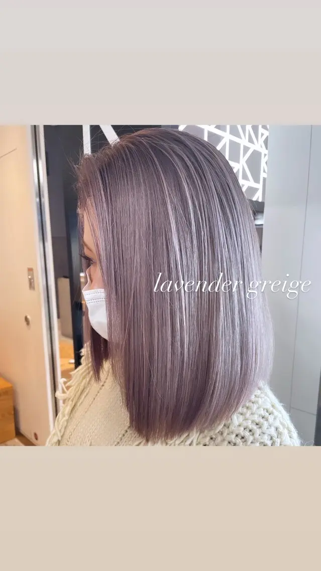 ミディアム カラー カット ヘアカラー トリートメント ヘアセット 💜ハイトーン💛 マジカルかいちゃんのヘアスタイル