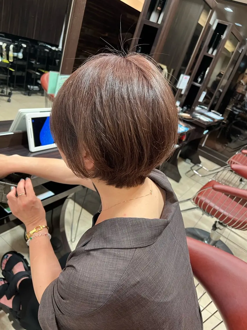 ショート ショートボブ ボブ ショートヘア 小顔カット 鈴木 未羽のヘアスタイル