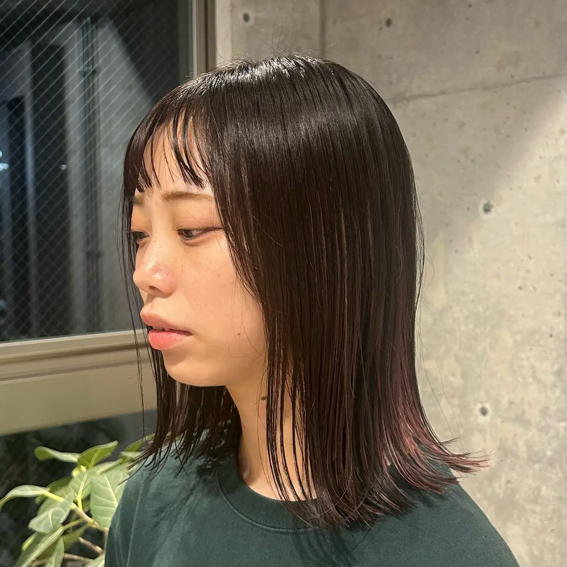 ミディアム 🤡暖色レイヤー 🤡みさきのヘアスタイル