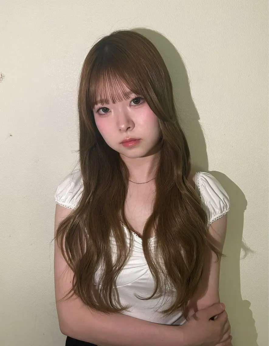 ロング rely yuunaのヘアスタイル