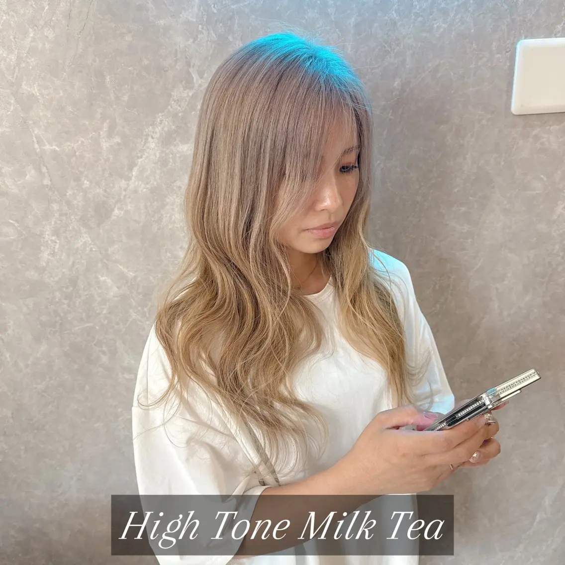 ロング カラー バレイヤージュ ブリーチ ケアブリーチ ダブルカラー イヤリングカラー ヘアカラー トリートメント ブリーチの神 KYONのその他イメージ