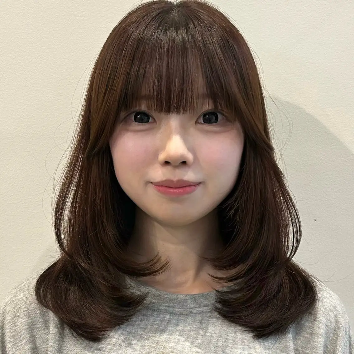 ミディアム ミディアムレイヤー レイヤーカット レイヤーカット♡ のぐちまおのヘアスタイル