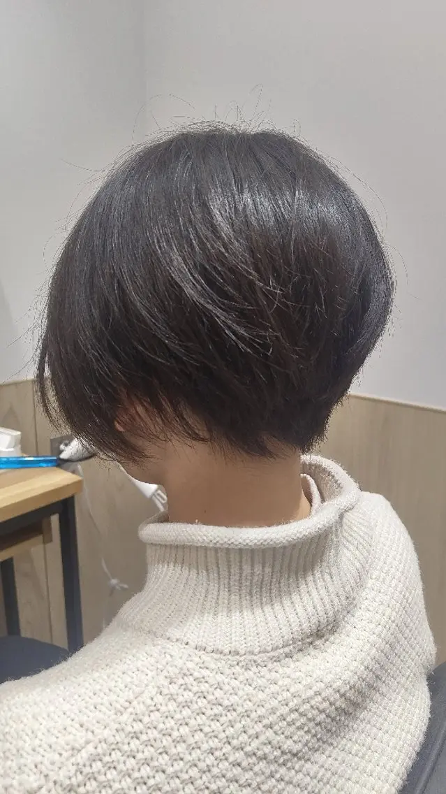 ショート くせ毛 ショートヘア カット トリートメント GO TODAY SHINのヘアスタイル