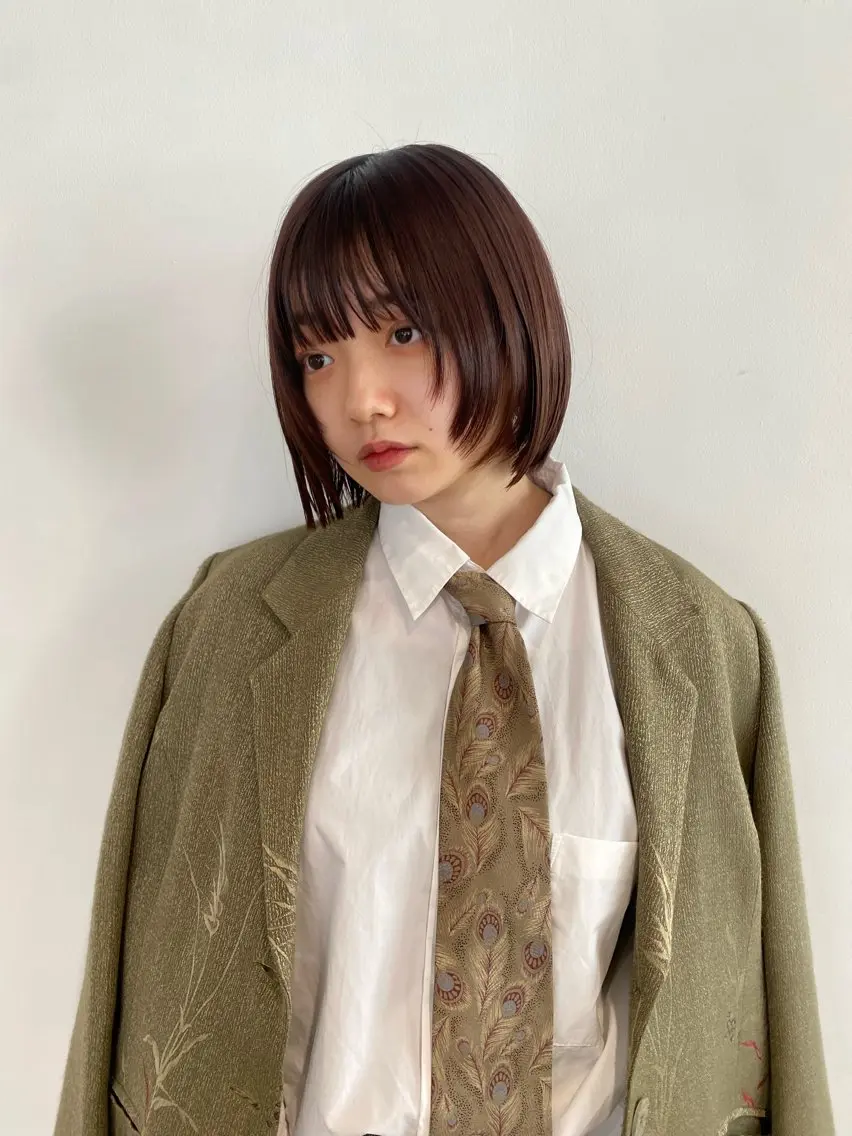ショート ボブ ボブ/レイヤー /河内温太のヘアスタイル