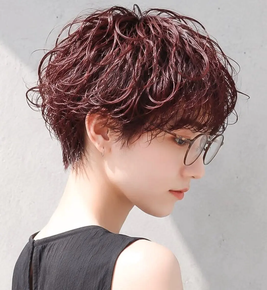ショート パーマ カット パーマ 和泉市／mahae 吉田のヘアスタイル
