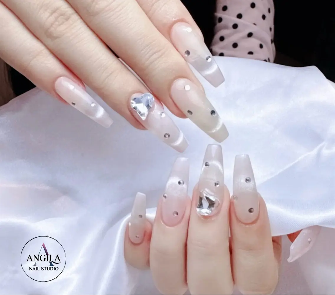 ネイル ANGILA ネイル¨̮S*Y*Kのネイルデザイン