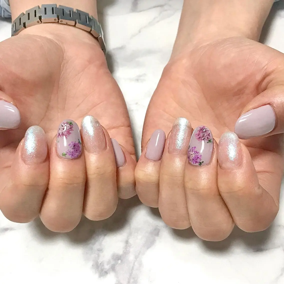 ネイル フラワーネイル オフィスネイル ワンカラーネイル シンプルネイル ステラ marikominoのネイルデザイン