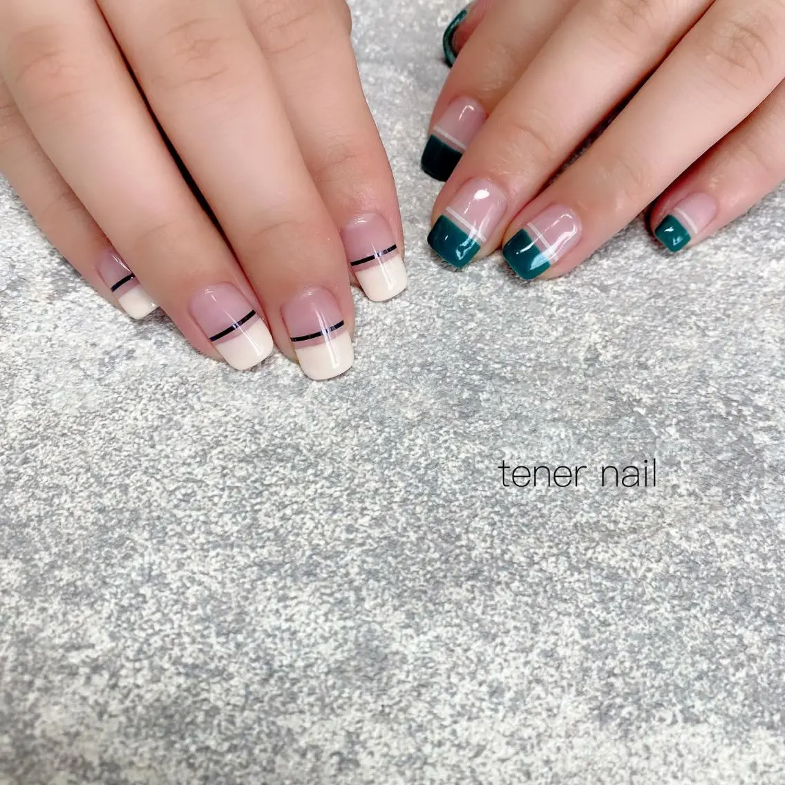 ネイル フレンチネイル テネルネイル tener nailのネイルデザイン