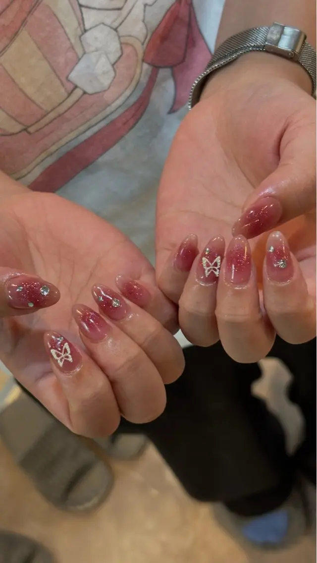 ネイル チークネイル ハンドネイル nailsalon Utopiaのネイルデザイン