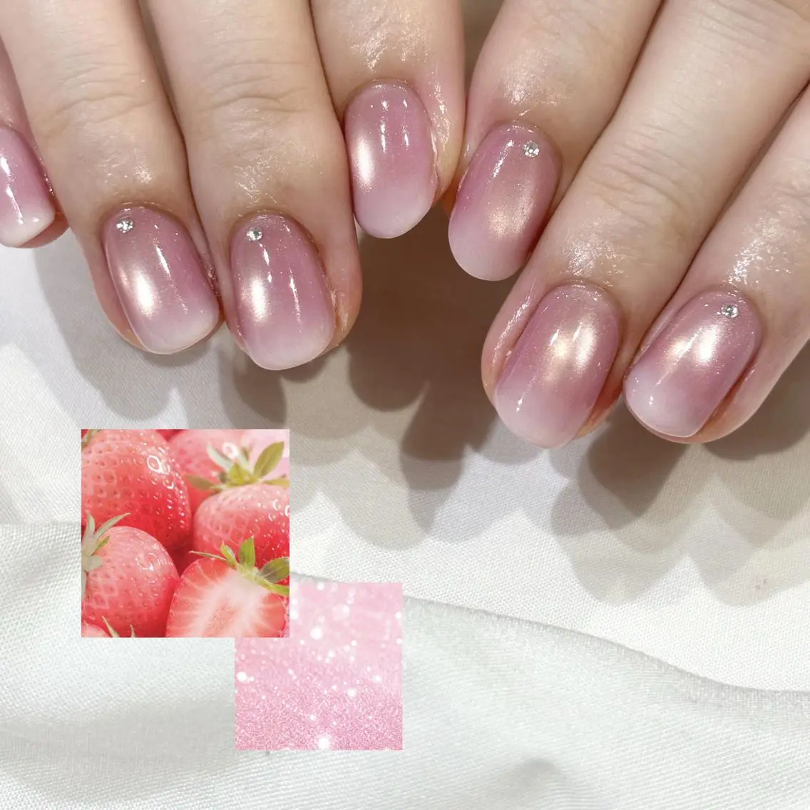 ネイル ハンドネイル 新宿代々木/キレイめ ちゅるん/miriのネイルデザイン
