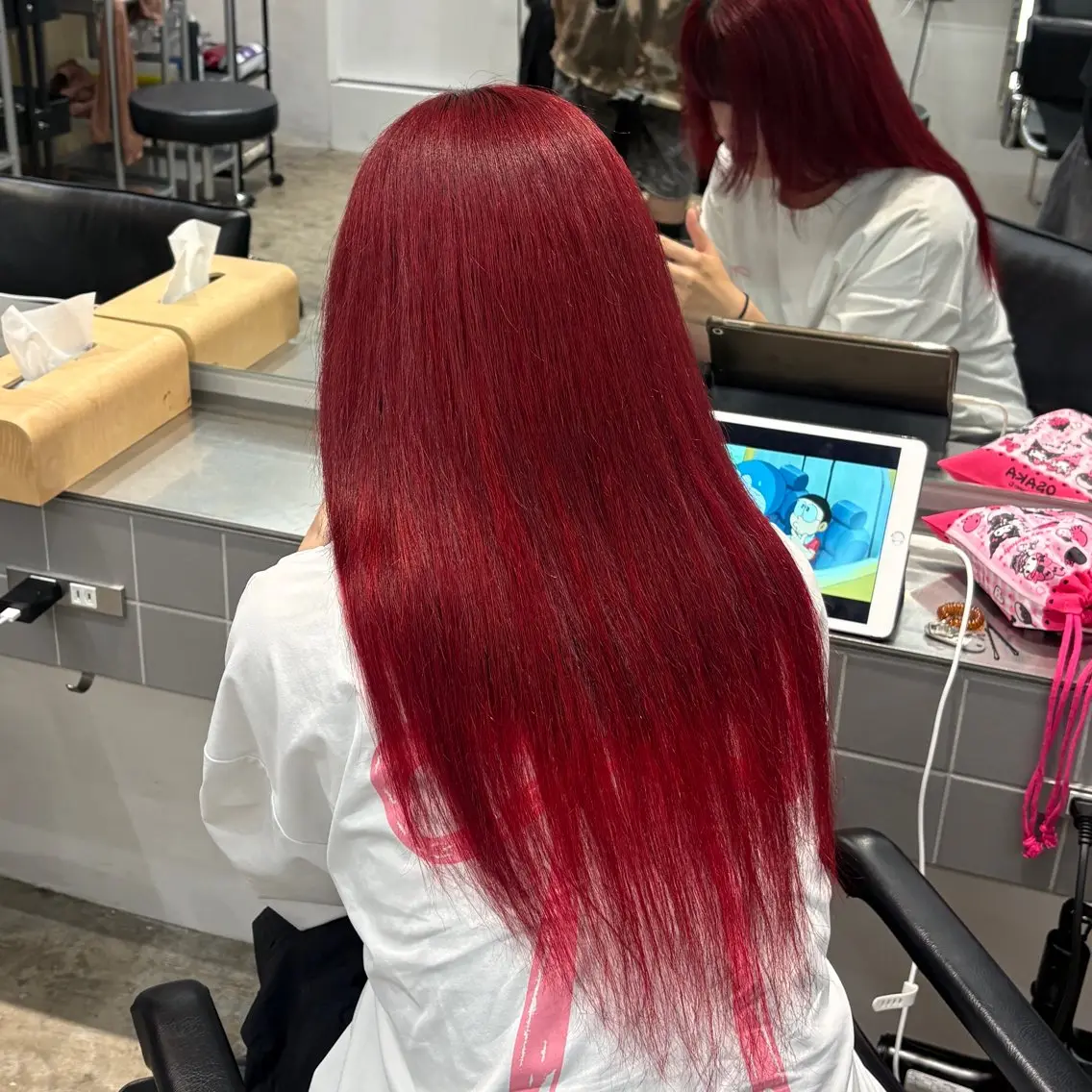ロング プルエクステ エクステ エクステ 🐺イノウエ サキ🐺のヘアスタイル