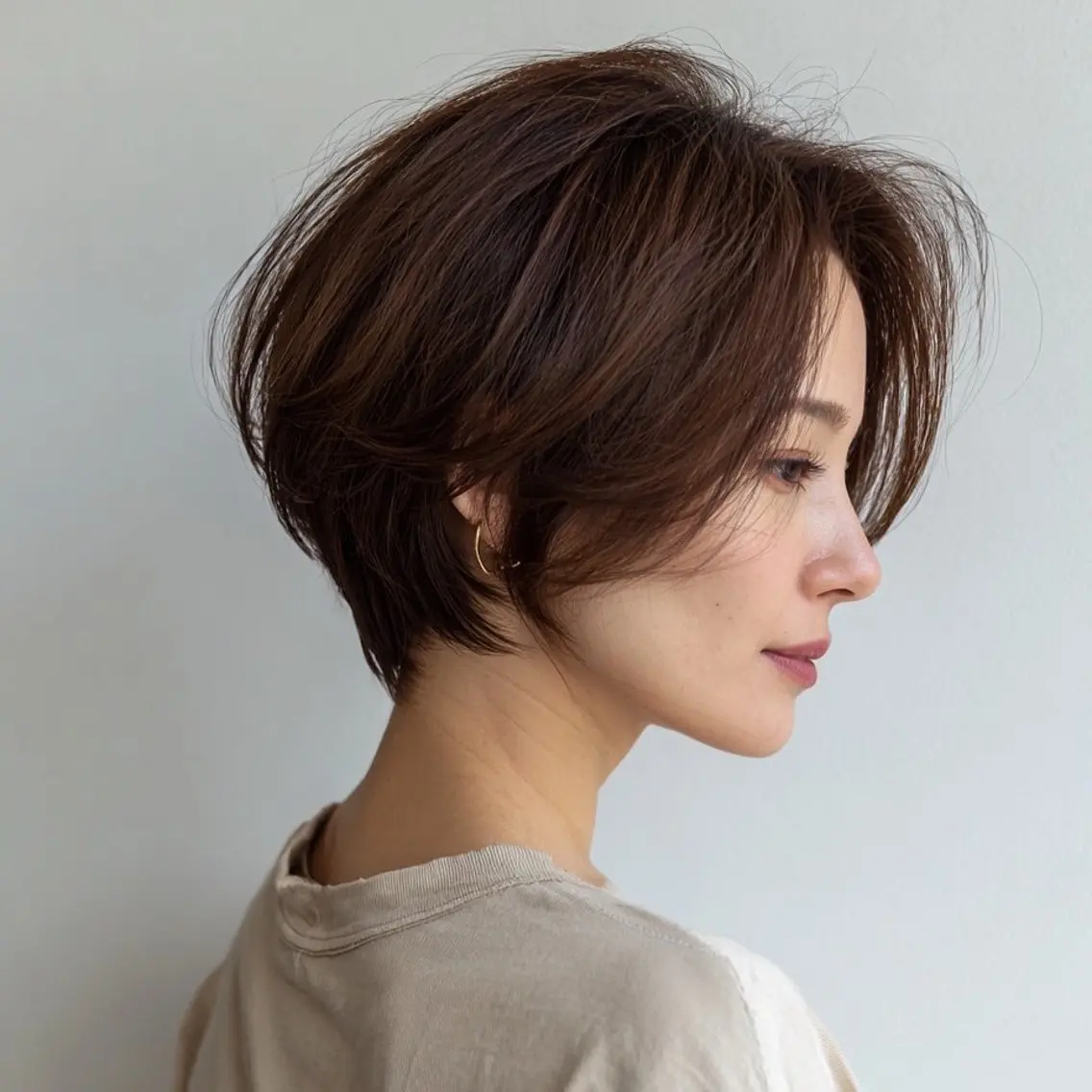 5月限定🎀大人ショート|美肌カラー×小顔カット◎の写真