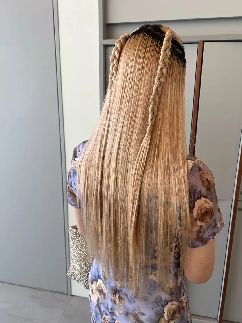 ロング カット ヘアカラー トリートメント 柔らかいカラー🎀 rinaのヘアスタイル