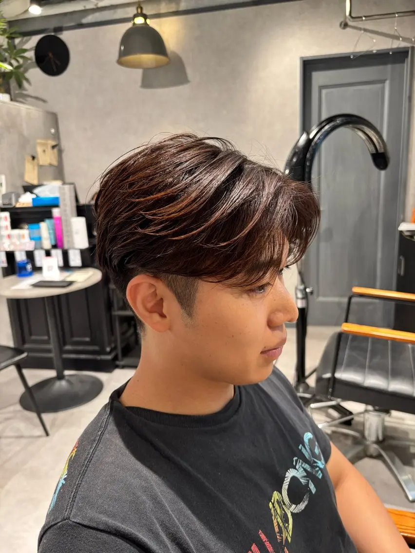 メンズ フェザーパーマ メンズパーマ カット パーマ メンズ専門店NEXT NEO パーマ特化のヘアスタイル