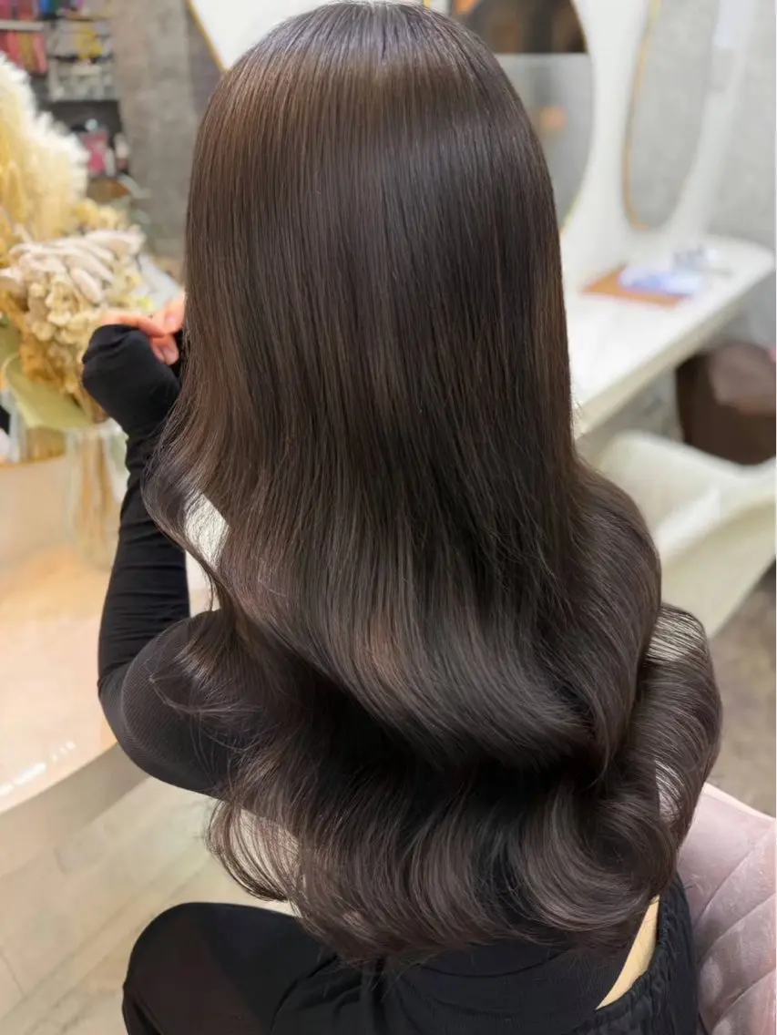 カラー 透明感カラー ヘアカラー 💎ななか/大宮 ワンカラー🪄のヘアスタイル