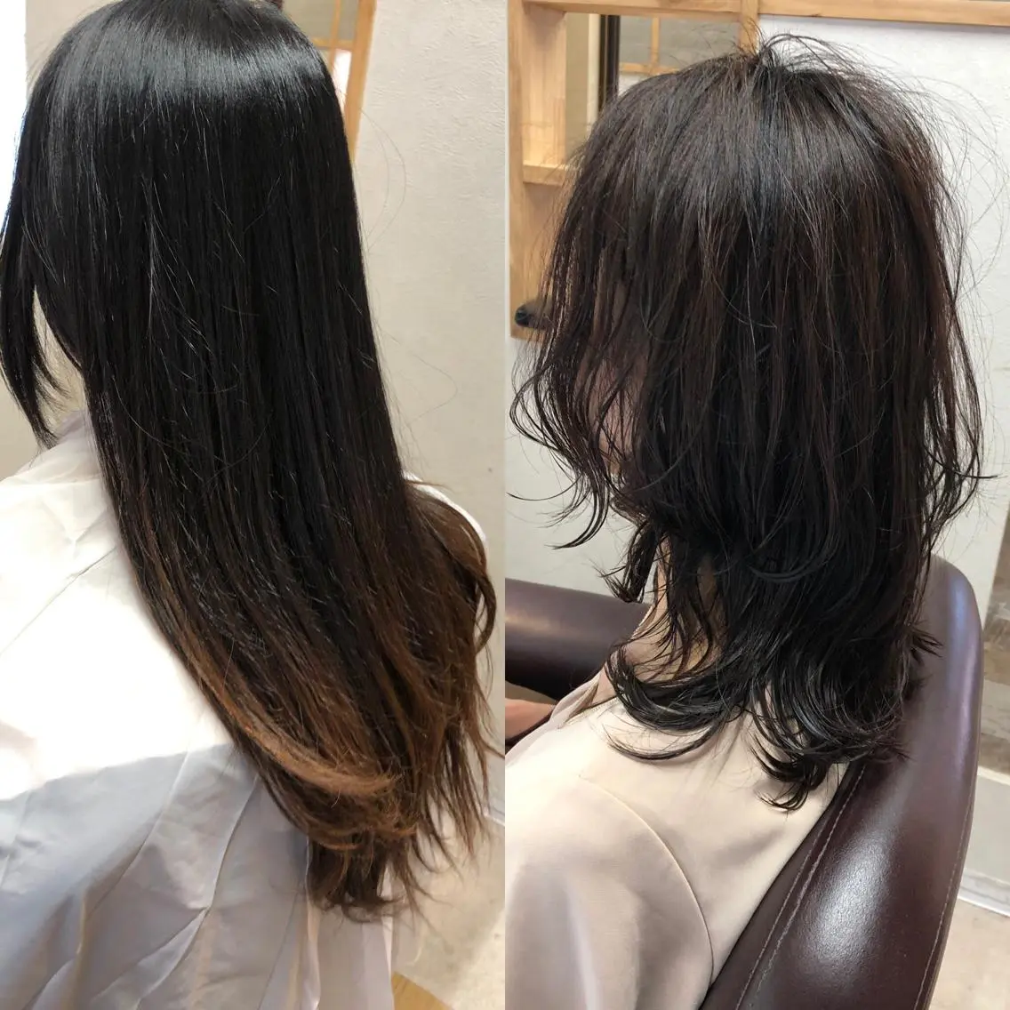セミロング くせ毛 髪質改善 縮毛矯正 トリートメント tuuli トゥーリのヘアスタイル