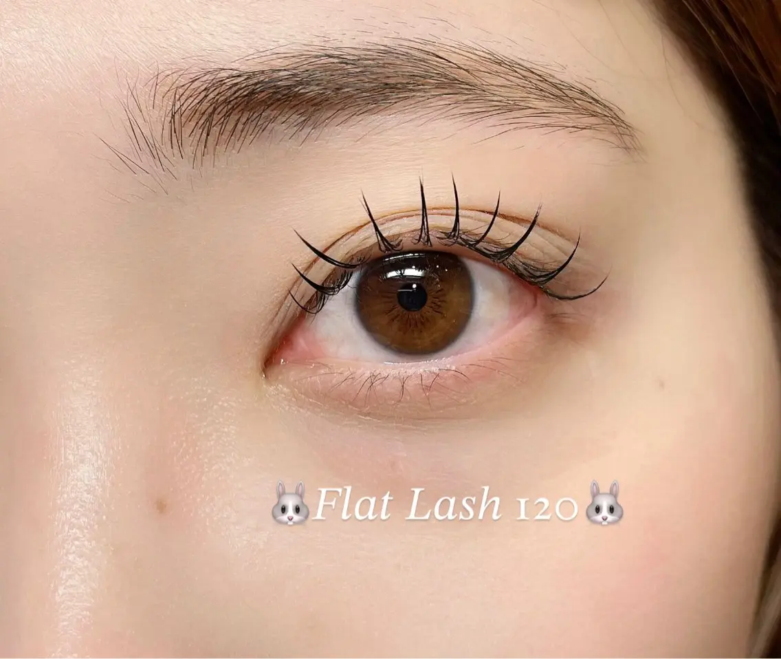 マツエク・マツパ フラットラッシュ eyelist yumiのマツエク・マツパデザイン