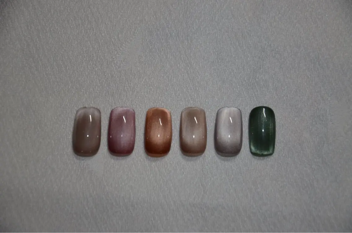 ネイル マグネットネイル マグネットワンカラー ワンカラーネイル ハンドネイル Nail Salon Lindaのネイルデザイン