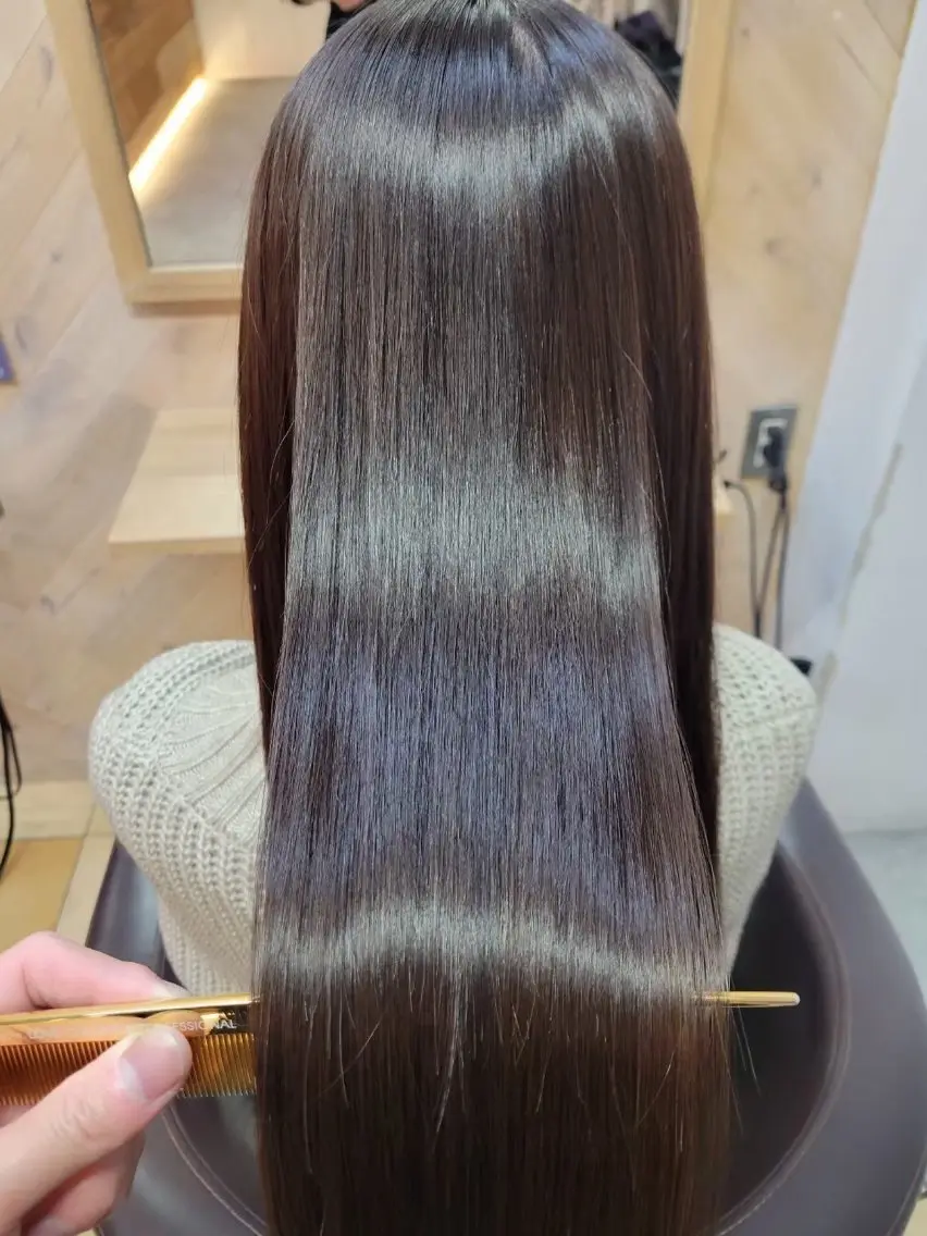 ロング 熊谷 有紗のヘアスタイル