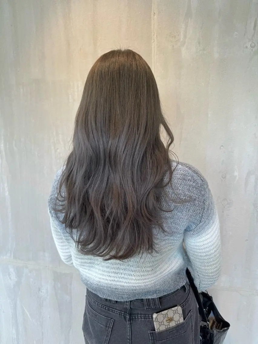 ロング カラー ヘアカラー 透明感カラー 天羅のヘアスタイル