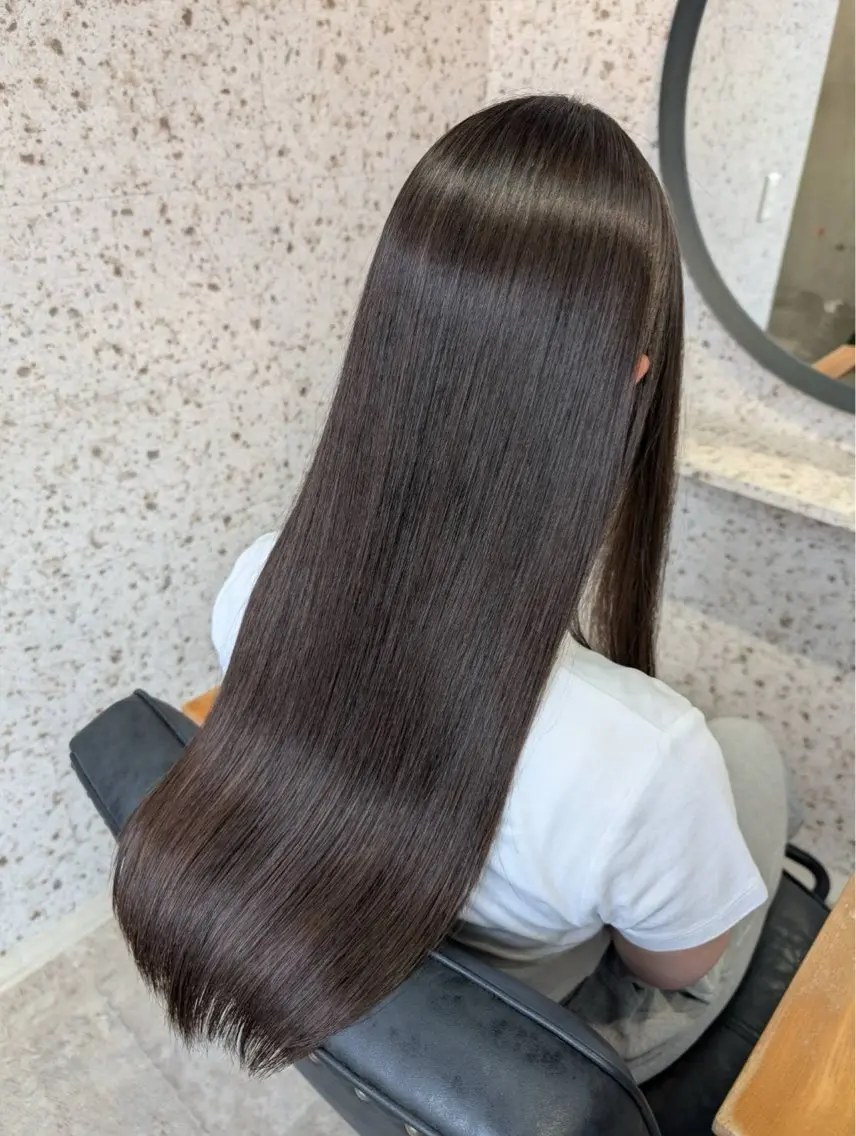 ロング 縮毛矯正 [lani ] konatsuのヘアスタイル