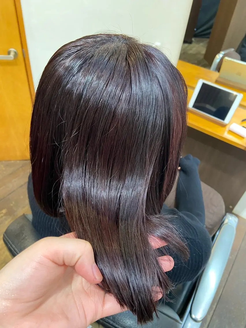 ショート カラー ディープラベンダー ラベンダーカラー niro 🌱Kurelのヘアスタイル