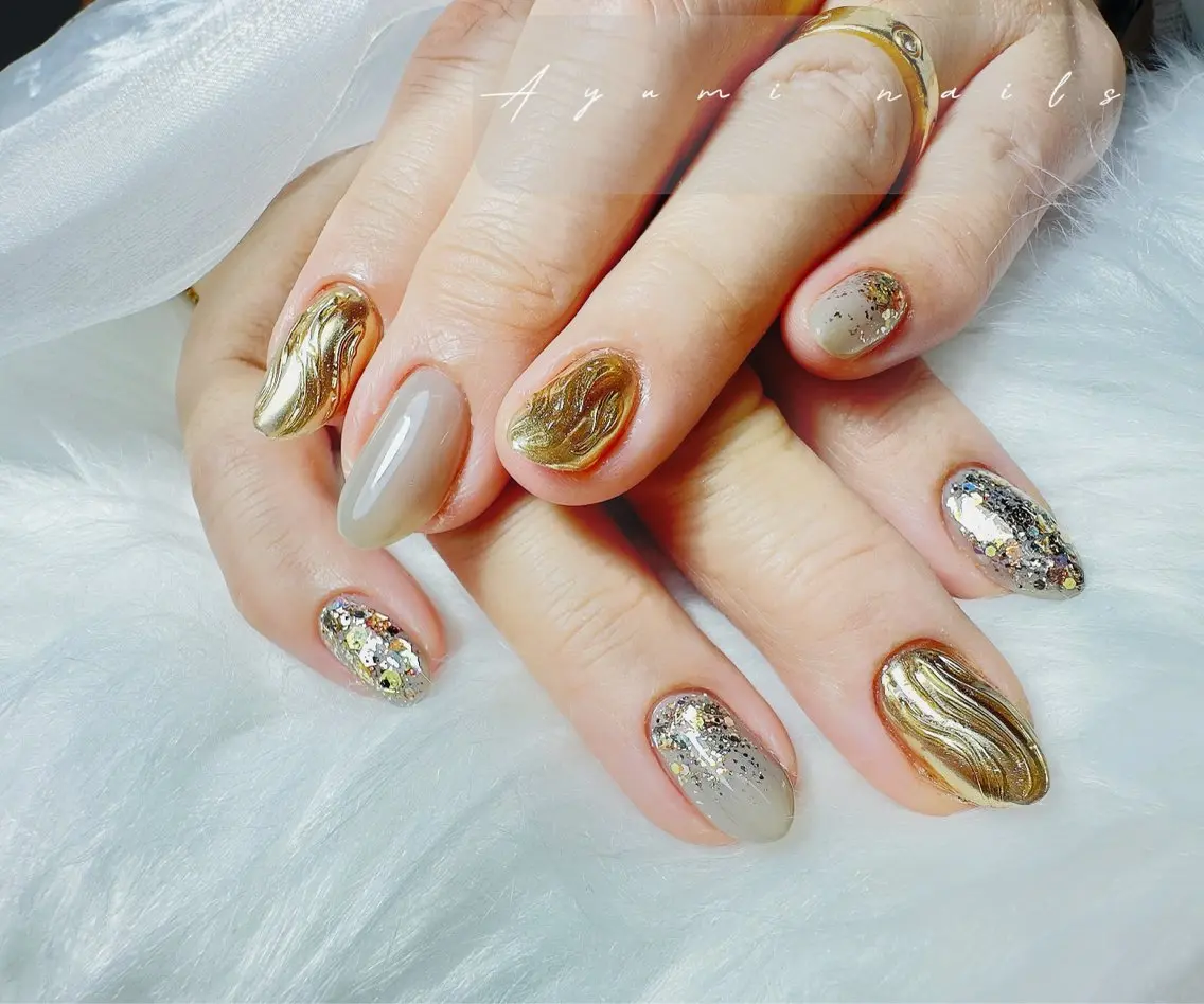 ネイル 持ち込み Ayumi nails川崎店のネイルデザイン