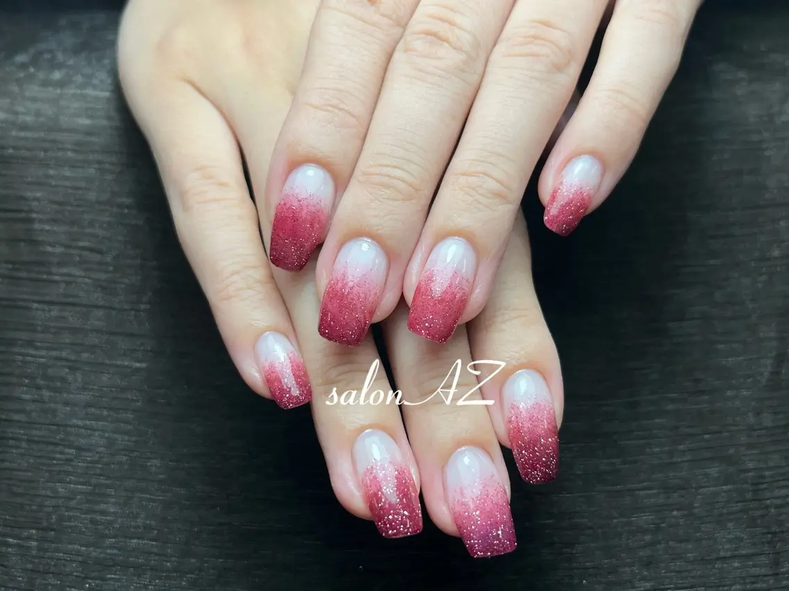 ネイル アートネイル 長さ出し フットネイル フレンチネイル ジェルネイル salon AZのネイルデザイン
