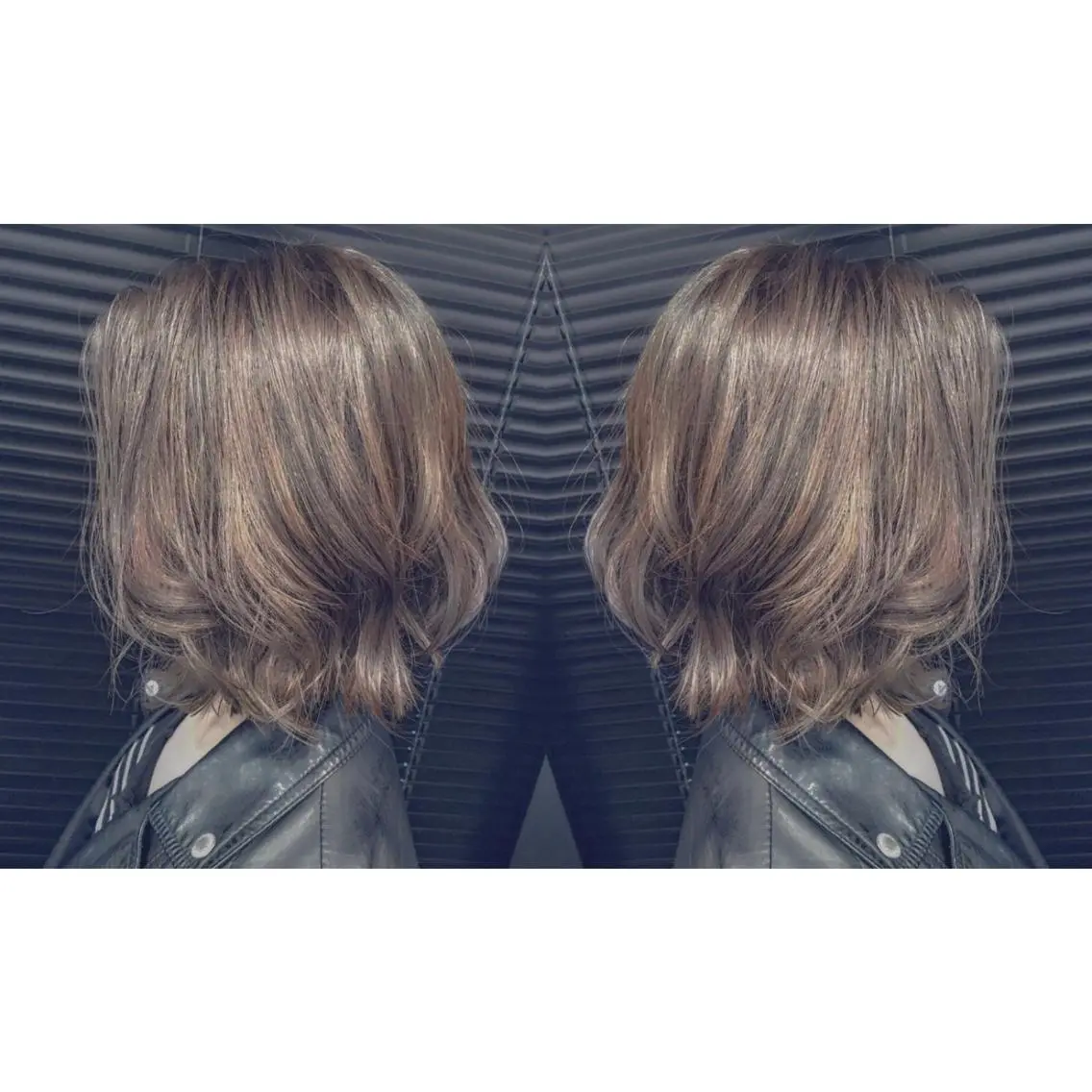 ショート カラー パーマ ハイライトカラー ハイライト メンズhair /こえびのヘアスタイル