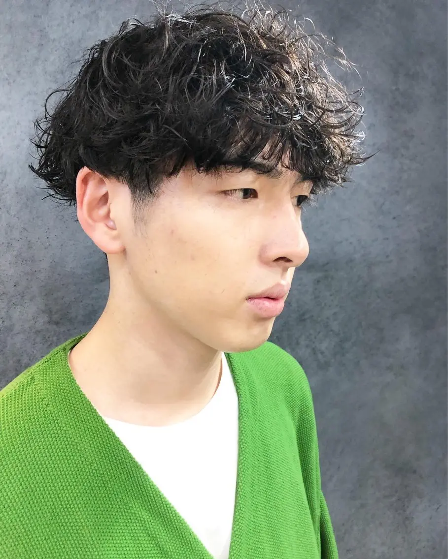 パーマ ヘアアレンジ メンズ カット パーマ トリートメント ヘアセット メンズ特化✂️栗原 侑也のヘアスタイル