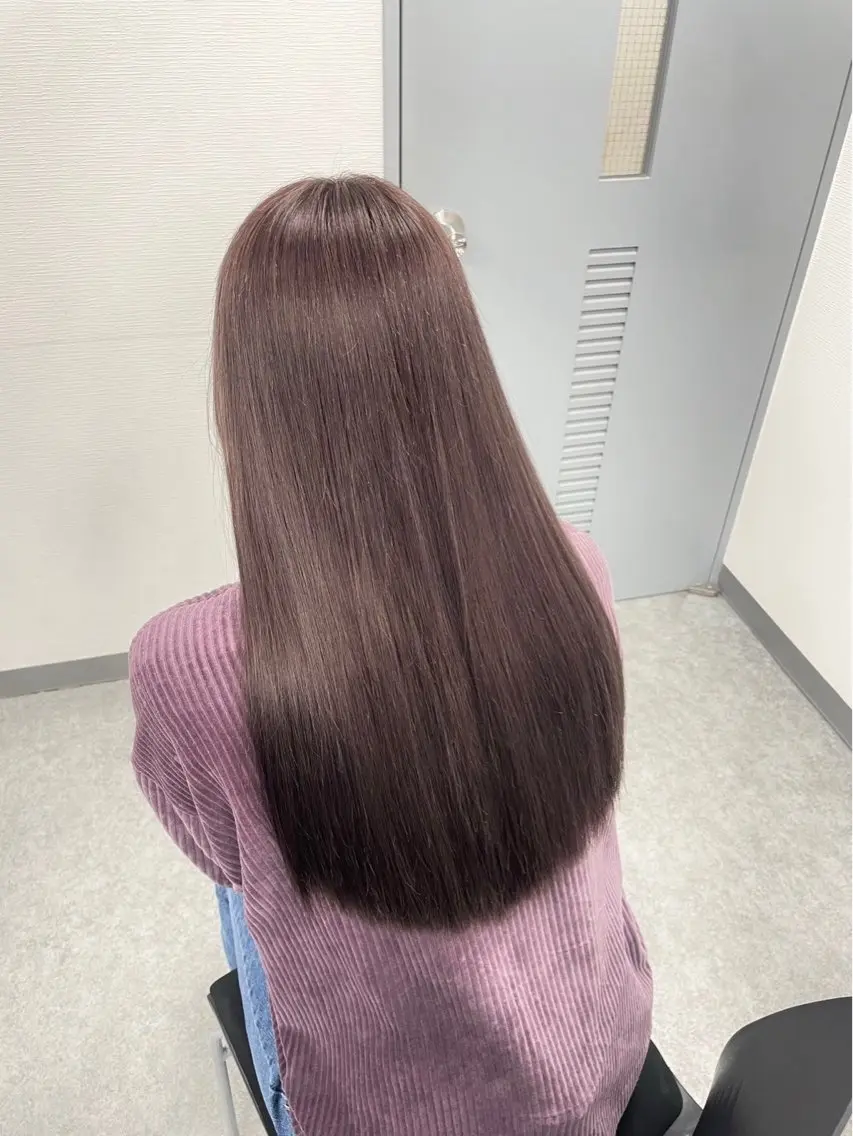 カラー 🤍ブリーチなし ブラウンhimi🤍のヘアスタイル