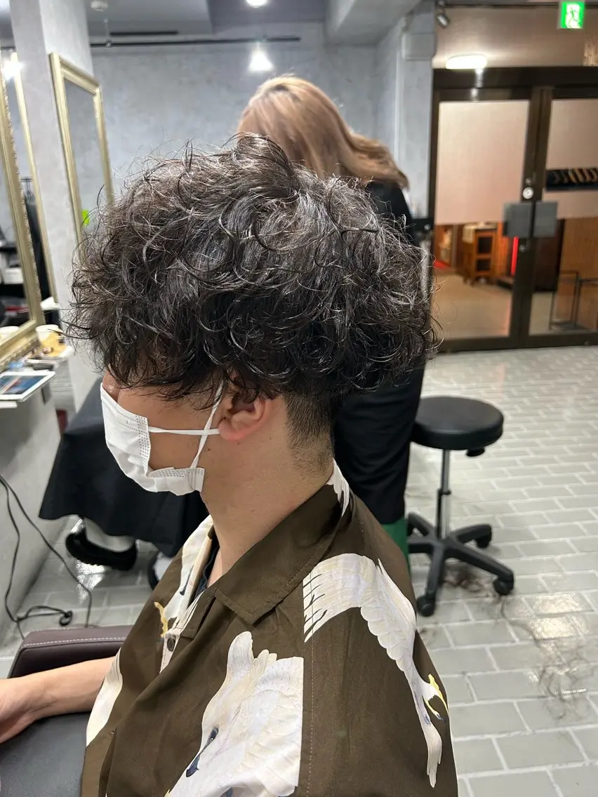 メンズカット✂️＋ツイスト、スパイラルパーマ🌀🌀の写真