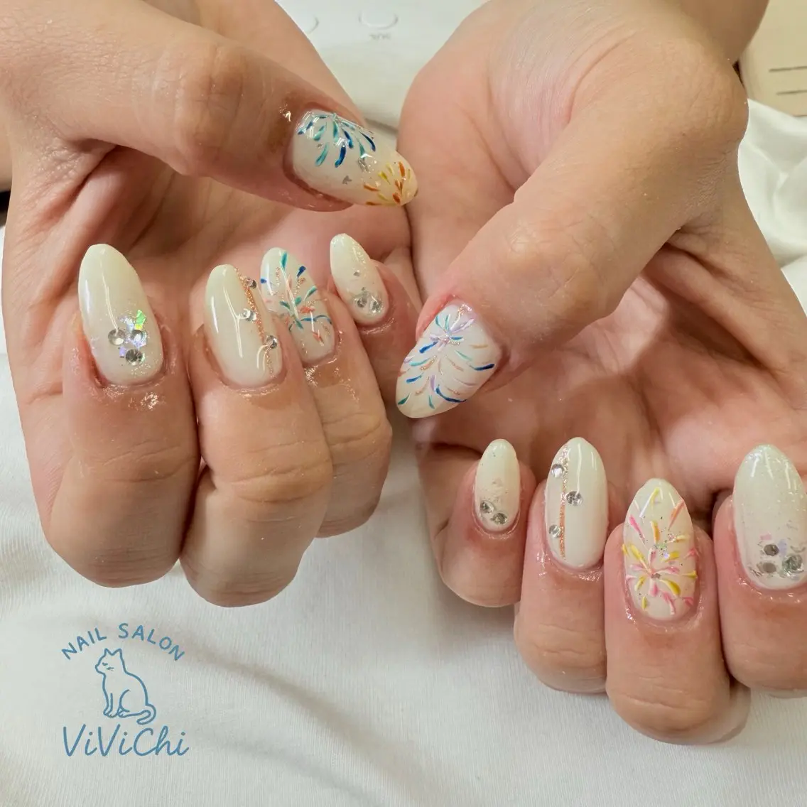 ネイル 夏ネイル ViViChi 梨帆のネイルデザイン