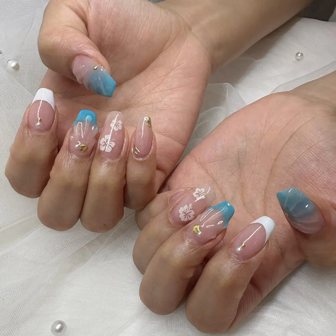 6日限定!🩵オフなし HANDお持ち込みデザイン120分の写真