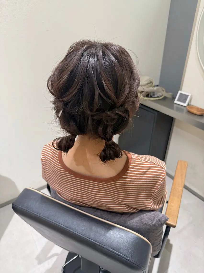 ヘアアレンジ ヘアセット 推し活・参列ヘア🎀 札幌ヘアセット専門のヘアスタイル
