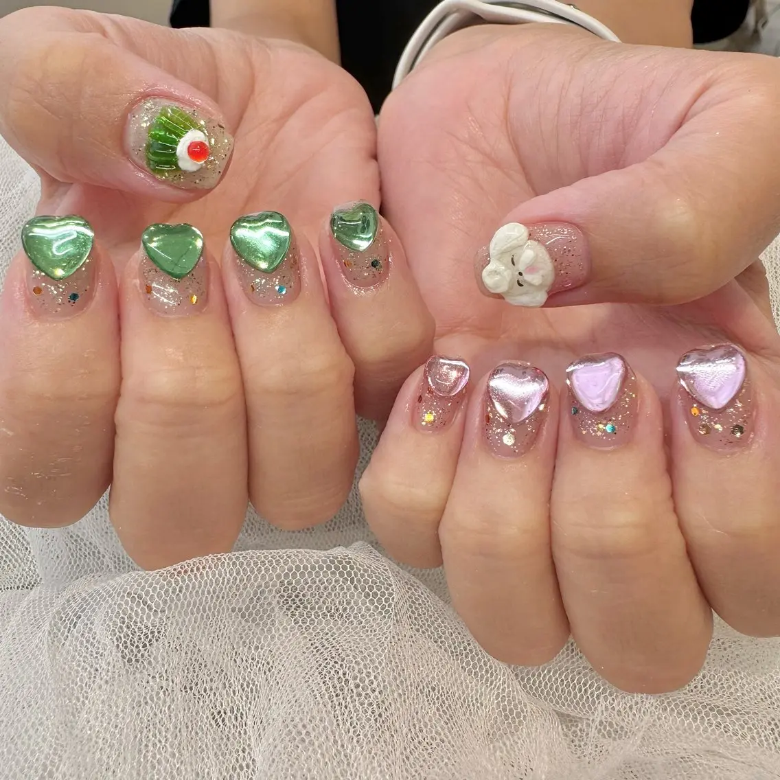 ネイル ハンドネイル 新井 ひなののネイルデザイン