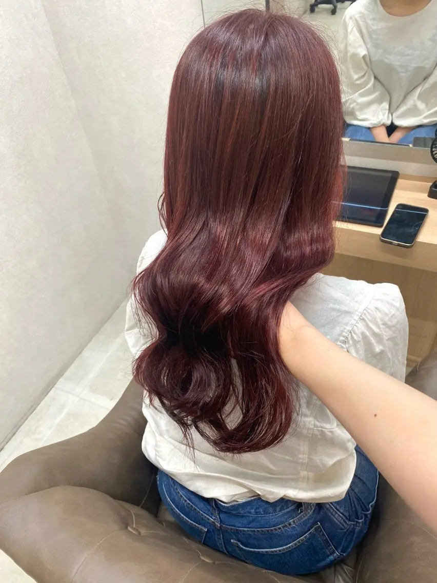ロング ヘアカラー トリートメント HARUKA🍒 toccaのヘアスタイル