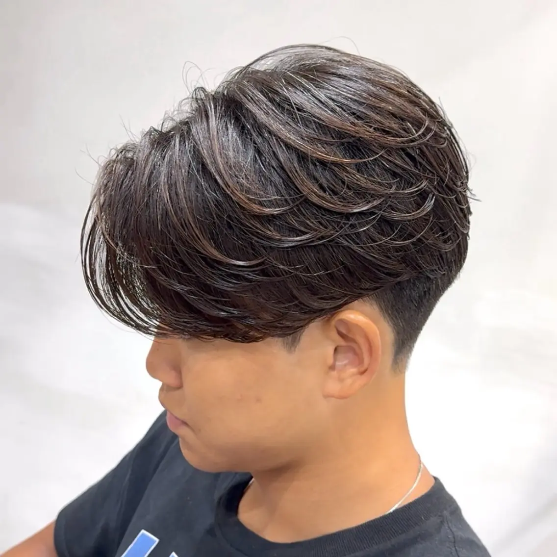 パーマ メンズ フェザーパーマ メンズパーマ カット パーマ トリートメント fifth 一寸木 桂斗のヘアスタイル