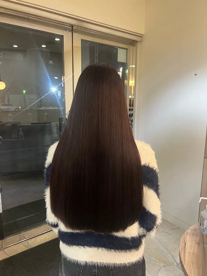 ロング ヘアカラー トリートメント Moto nanamiのヘアスタイル
