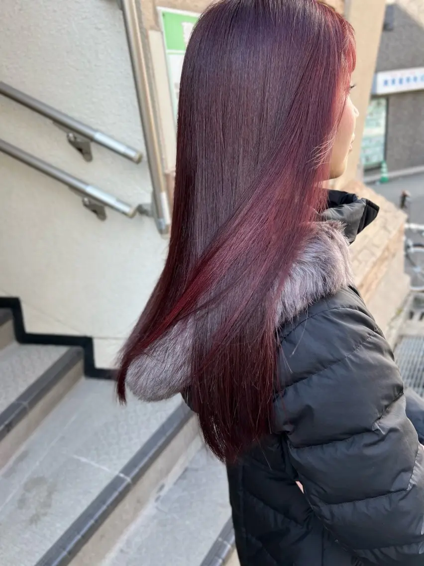 ロング カラー 渋谷 縮毛矯正 髪質改善 今泉ひろきのヘアスタイル