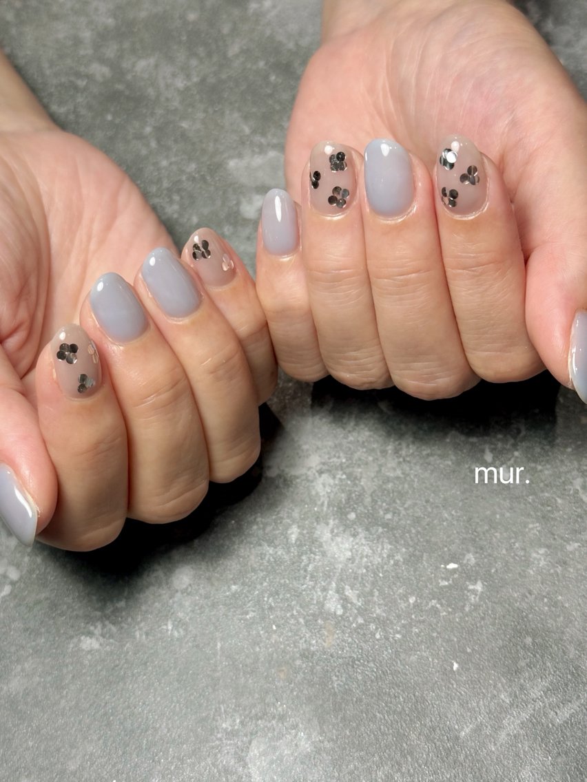 ネイル フラワーネイル シンプルネイル ハンドネイル mur. harukaのネイルデザイン