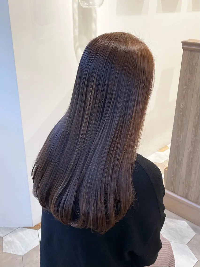 ロング トリートメント カット トリートメント 顔まわりcut🌿 Hinakoのヘアスタイル