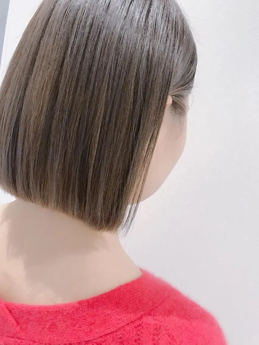 透明感カラー❤️ツヤツヤイルミナカラー（ロング込み）+カットの写真