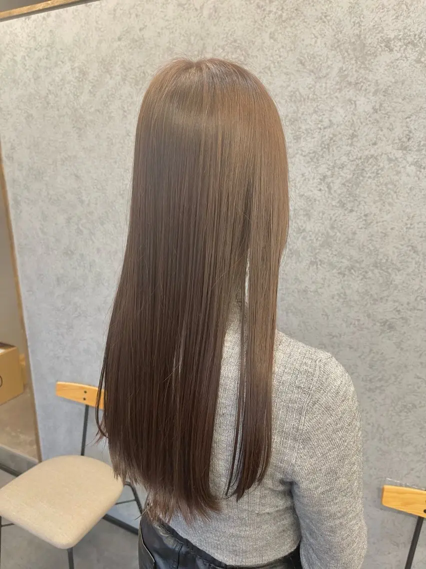 ロング カット ヘアカラー トリートメント ☔梅雨対策☔️縮毛 🌈kubo🌈のヘアスタイル