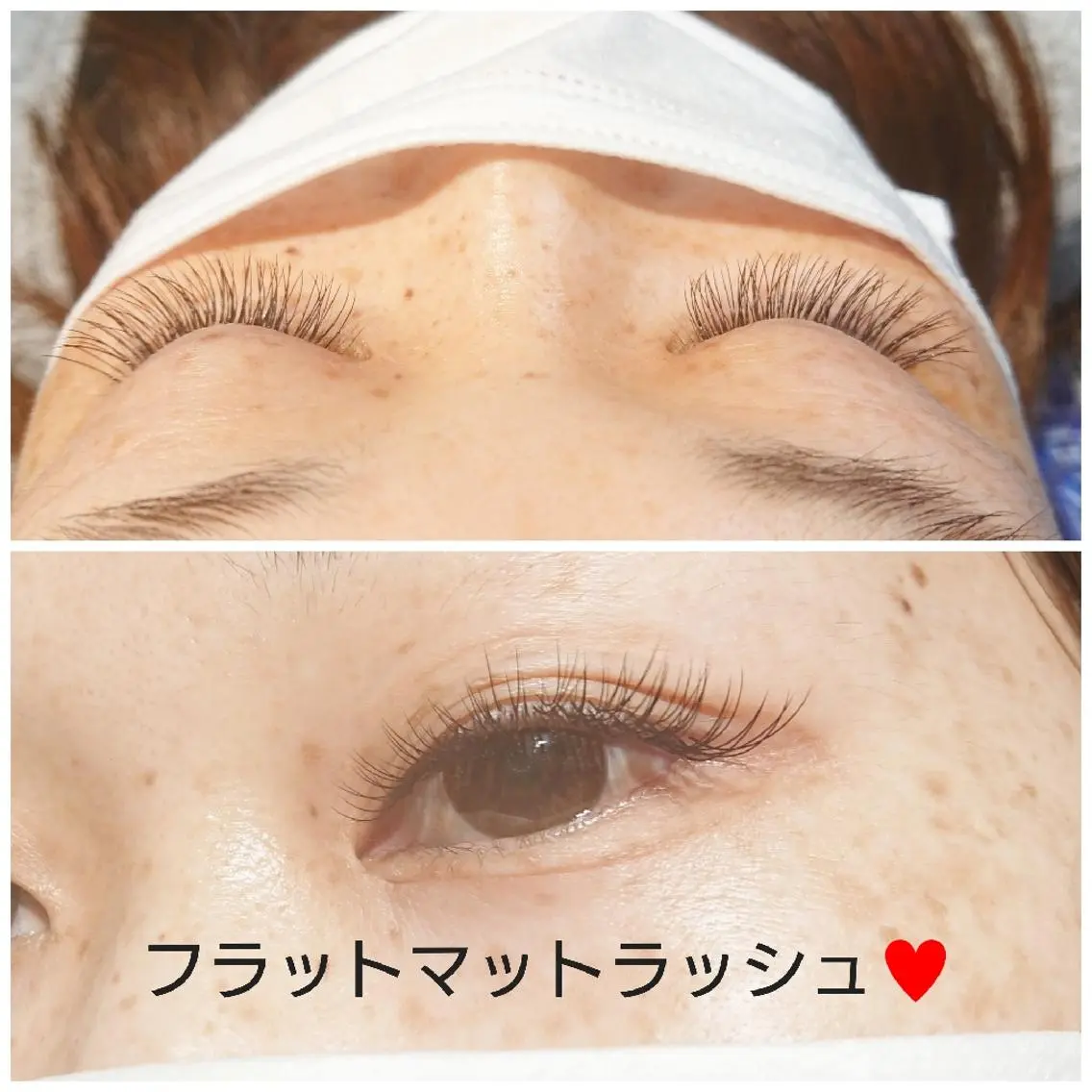 マツエク・マツパ フラットラッシュ Reika   eyelashのマツエク・マツパデザイン