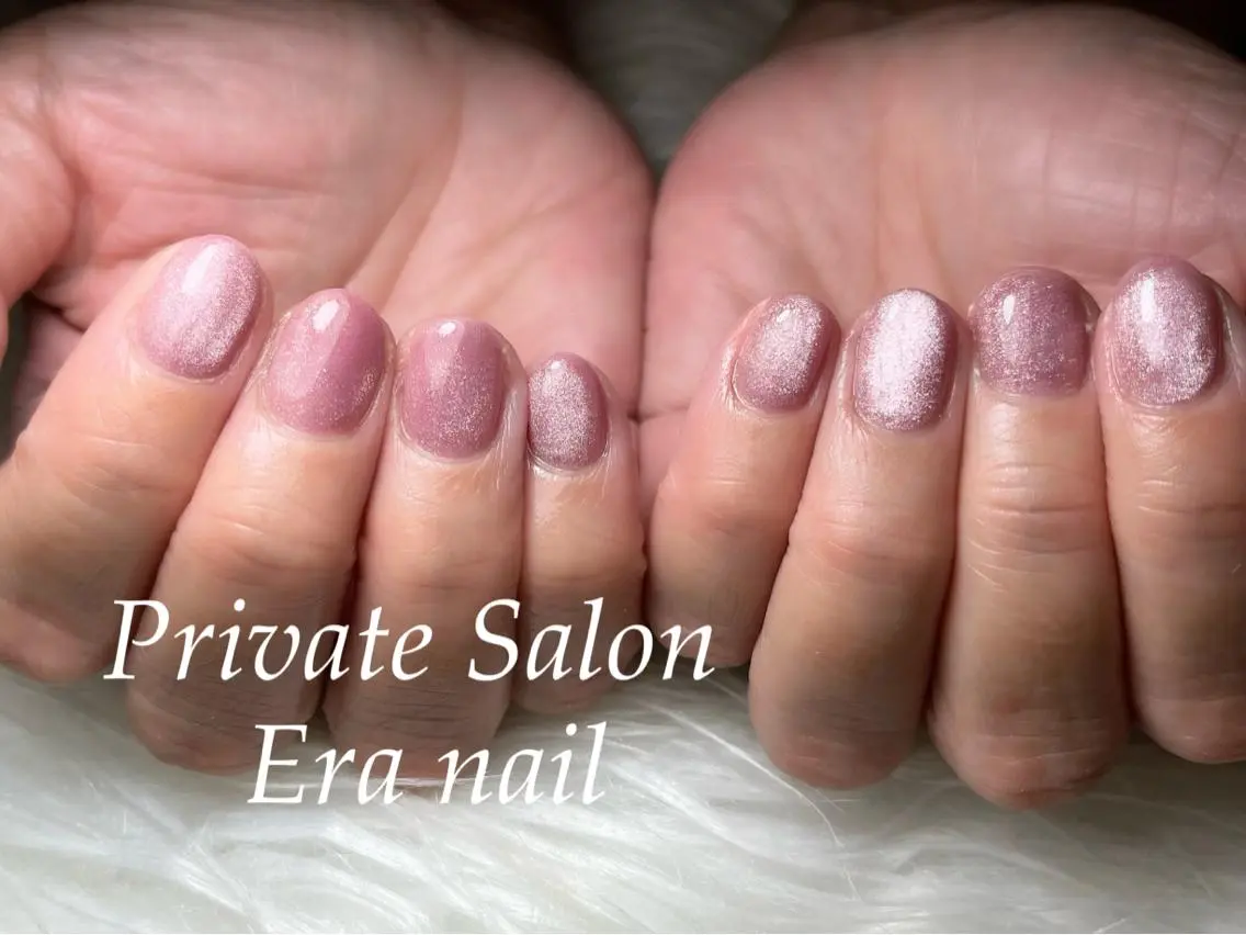 ネイル マグネットネイル マグネットワンカラー ワンカラーネイル ハンドネイル Era nailのネイルデザイン