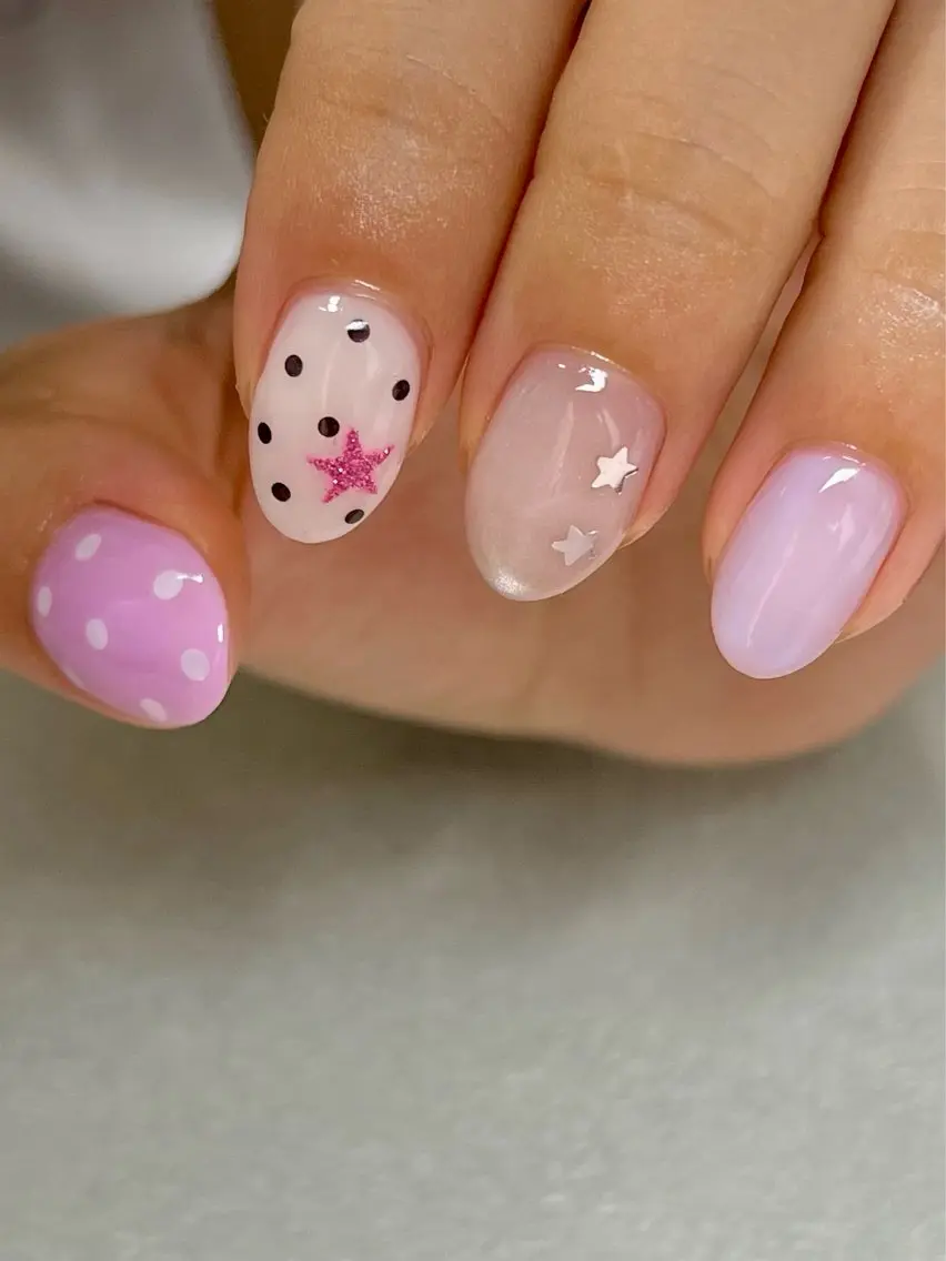 ネイル ハンドネイル tsumeya ゆるかわ手描きネイルのネイルデザイン
