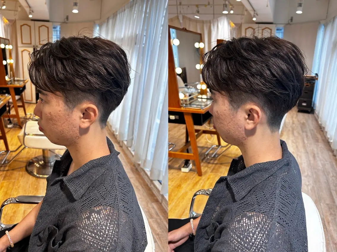 ショート カラー メンズ ヘアカラー トリートメント 縮毛矯正/カラー/ 松田健佑のヘアスタイル