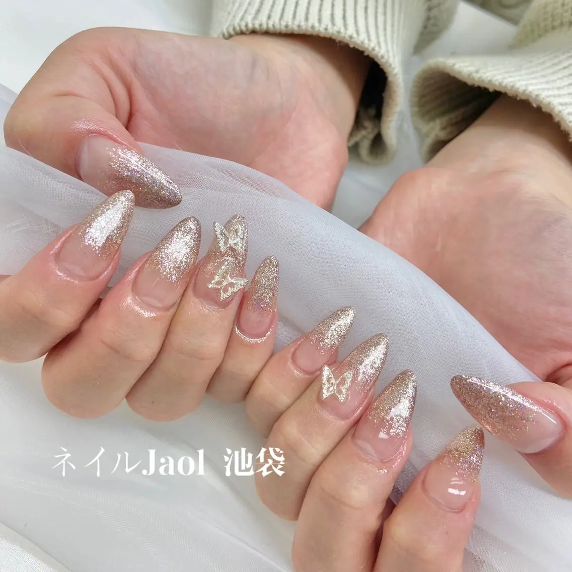 セミロング ネイルJaol 池袋のネイルデザイン