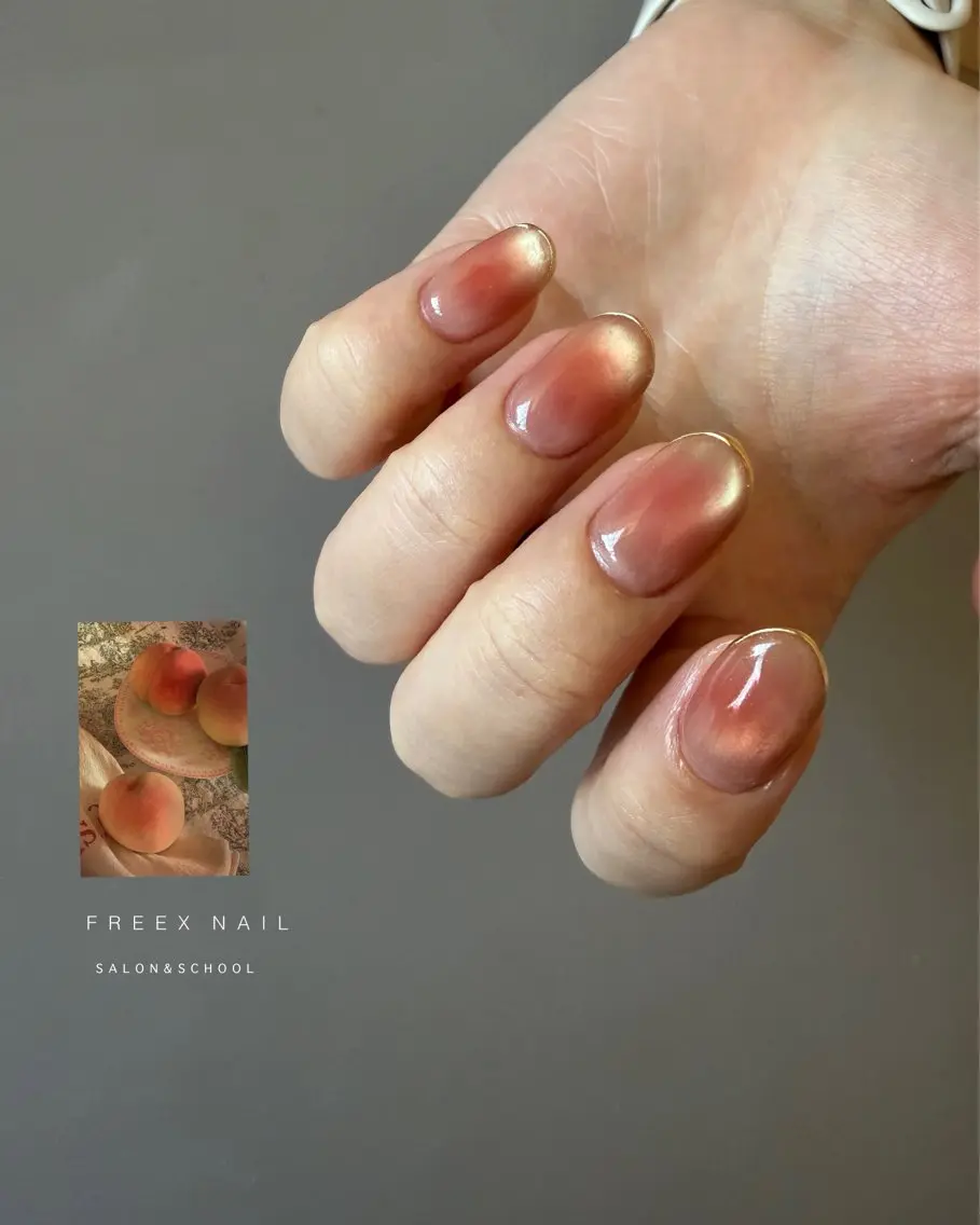 ネイル チークネイル ハンドネイル フットネイル freex nail /ニュアンス/個性派のネイルデザイン